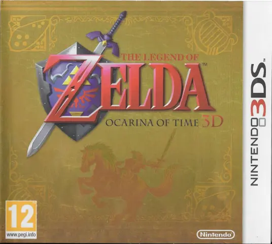 3DS The Legend of Zelda: Ocarina of Time 3D обложки