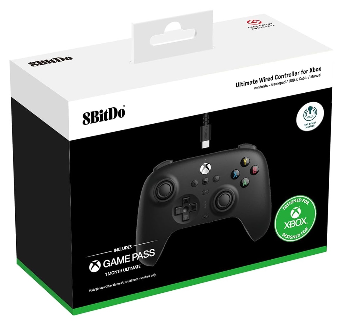 8BitDo Ultimate Wired Controller for Xbox - Black kaas