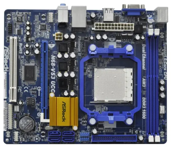 ASRock N68-VS3 UCC Motherboard обложки