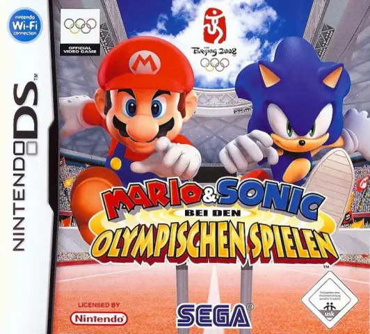 DS Mario and Sonic at the Olympic Games  cover