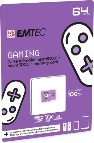 Emtec Gaming microSDXC Memory Card 64GB обложки