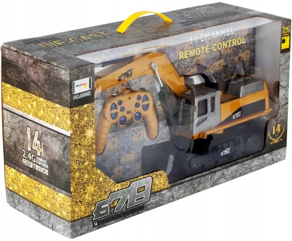 Excavator Die Cast with RC cover