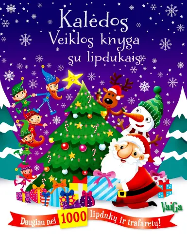 Kalėdos. Veiklos knyga su lipdukais, Childrens Book cover