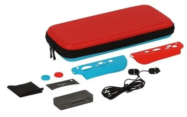 Konix Mythics Starter Kit incl. Case, Net, Card Case, Screen Protector, Earphones, Grips, Cloth (Switch) cover