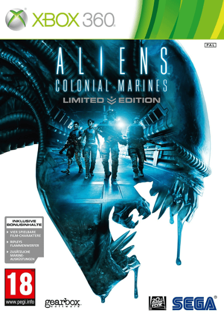 Xbox 360 Aliens: Colonial Marines Limited Edition обложки