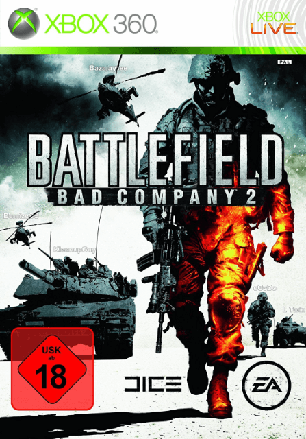 Xbox 360 Battlefield: Bad Company 2 обложки