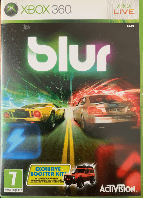 Xbox 360 Blur kaas