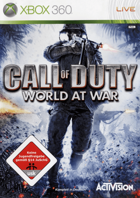Xbox 360 Call of Duty: World at War cover