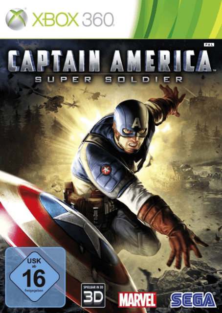 Xbox 360 Captain America: Super Soldier kaas