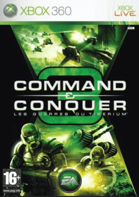 Xbox 360 Command & Conquer 3: Les guerres du Tiberium обложки