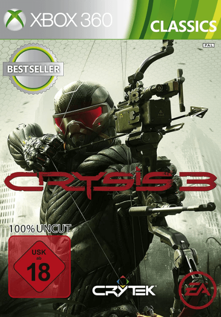Xbox 360 Crysis 3 cover