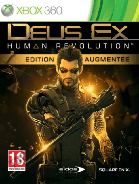 Xbox 360 Deus Ex: Human Revolution cover
