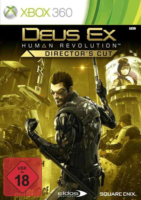 Xbox 360 Deus Ex: Human Revolution cover