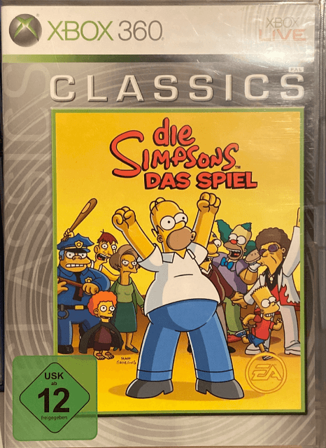 Xbox 360 Die Simpsons - Das Spiel cover
