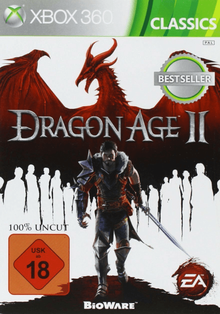 Xbox 360 Dragon Age II обложки