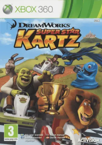 Xbox 360 DreamWorks Super Star Kartz kaas