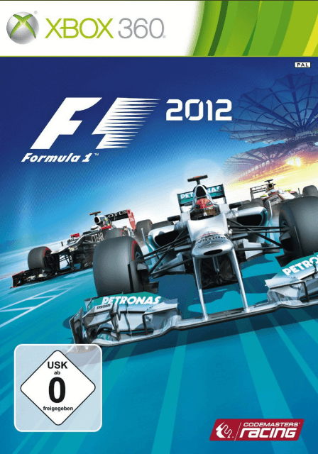 Xbox 360 F1 2012 cover