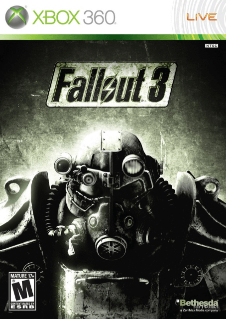 Xbox 360 Fallout 3 обложки