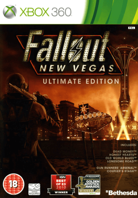 Xbox 360 Fallout: New Vegas обложки
