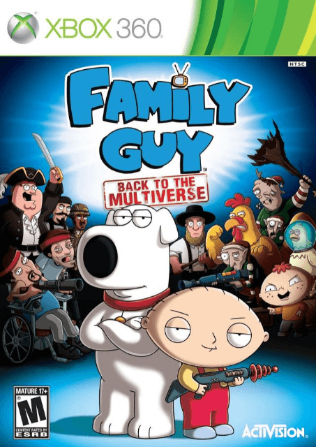 Xbox 360 Family Guy: Back to the Multiverse обложки