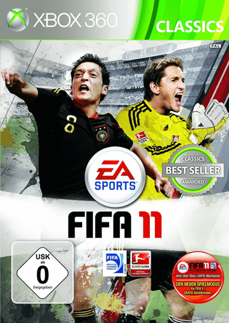 Xbox 360 FIFA 11 kaas