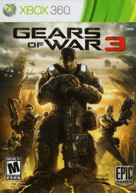 Xbox 360 Gears of War 3 обложки