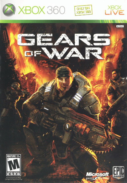 Xbox 360 Gears of War cover