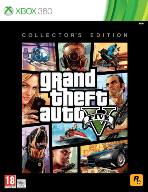 Xbox 360 Grand Theft Auto V Collector's Edition kaas