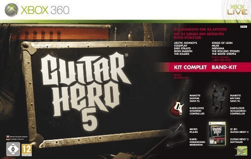 Xbox 360 Guitar Hero 5 cover