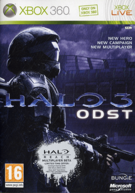 Xbox 360 Halo 3: ODST обложки