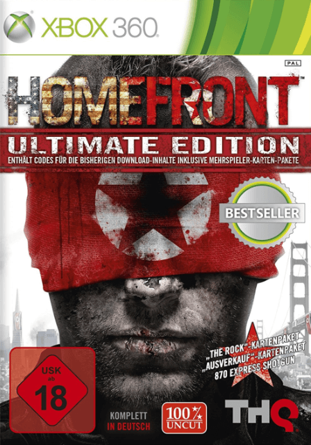 Xbox 360 Homefront kaas