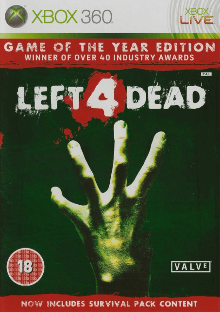 Xbox 360 Left 4 Dead обложки