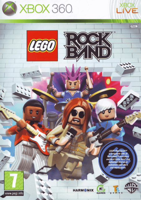 Xbox 360 LEGO Rock Band cover