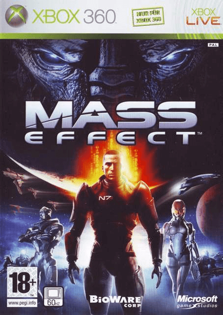 Xbox 360 Mass Effect cover