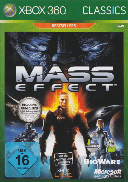 Xbox 360 Mass Effect kaas