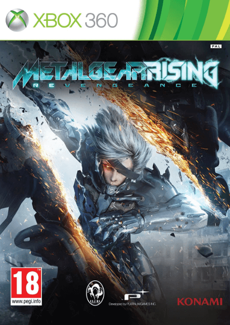 Xbox 360 Metal Gear Rising: Revengeance обложки