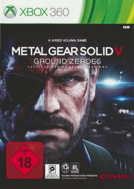 Xbox 360 Metal Gear Solid V: Ground Zeroes cover