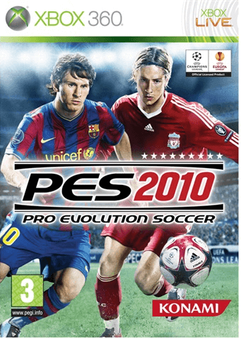 Xbox 360 Pro Evolution Soccer 2010 cover
