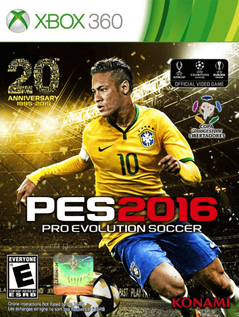 Xbox 360 Pro Evolution Soccer 2016 обложки