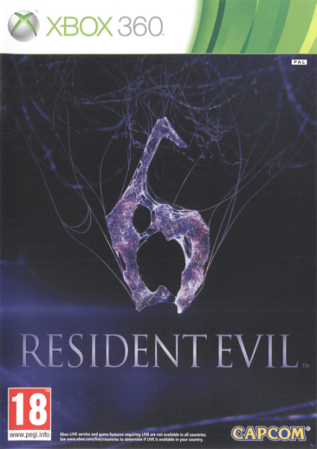 Xbox 360 Resident Evil 6 cover