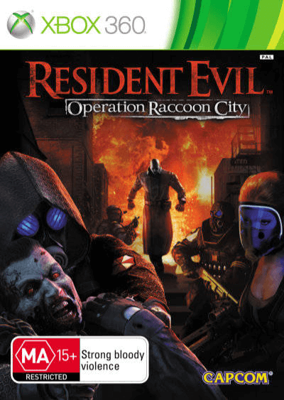Xbox 360 Resident Evil: Operation Raccoon City обложки