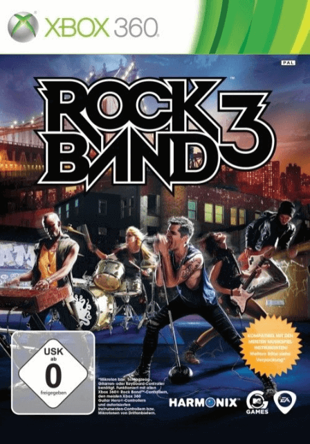 Xbox 360 Rock Band 3 обложки