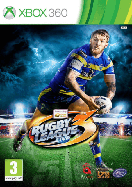 Xbox 360 Rugby League Live 3 kaas