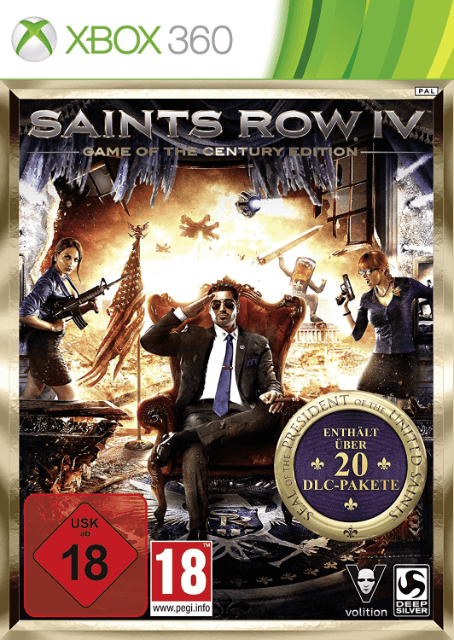 Xbox 360 Saints Row IV cover