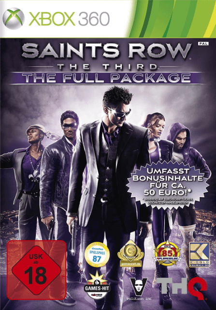 Xbox 360 Saints Row: The Third обложки