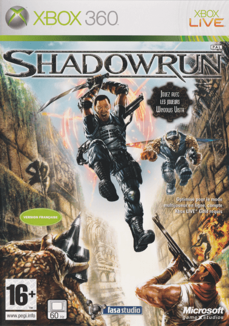 Xbox 360 Shadowrun обложки