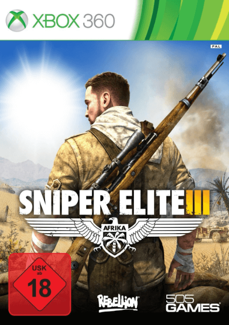 Xbox 360 Sniper Elite III обложки