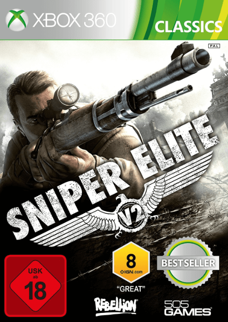 Xbox 360 Sniper Elite V2 cover