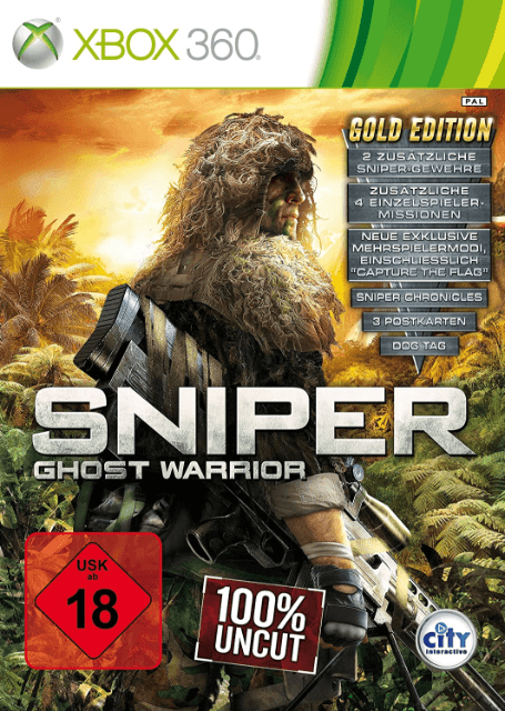 Xbox 360 Sniper: Ghost Warrior Gold Edition kaas