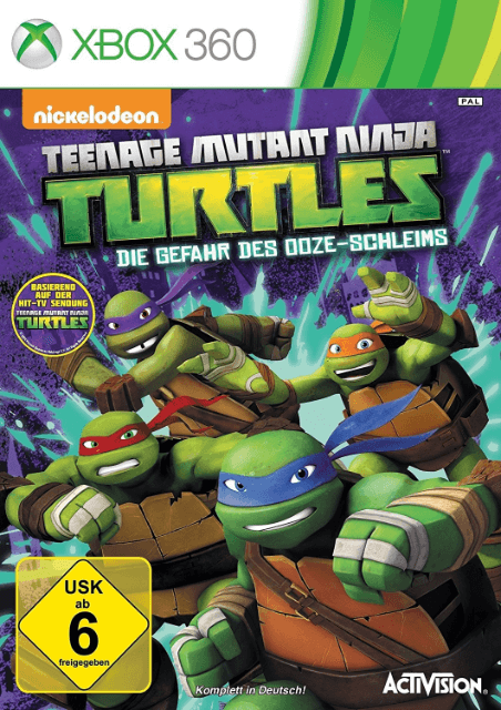 Xbox 360 Teenage Mutant Ninja Turtles: Die Gefahr des Ooze-Schleims обложки